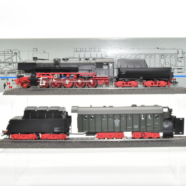 Märklin 26830 Dampflok BR 52 mit Dampfschneeschleuder, (66158)