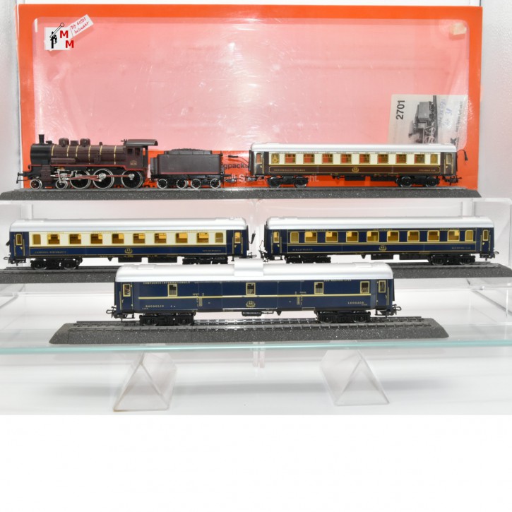 Primex 2701 Zugpackung Orient Express mit Gepäckwagen, digital, beleuchtet, (23128)