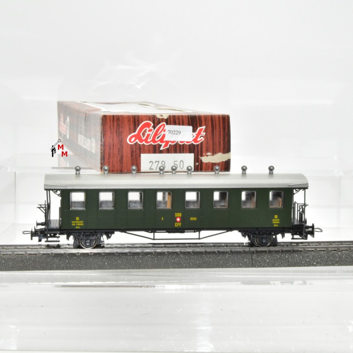 Liliput 278 50 Personenwagen 3.Kl. der SBB, Wechselstrom, (70229)