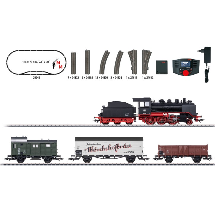 (Neu) Märklin 29249 Startset "Nahgüterzug mit BR 24",