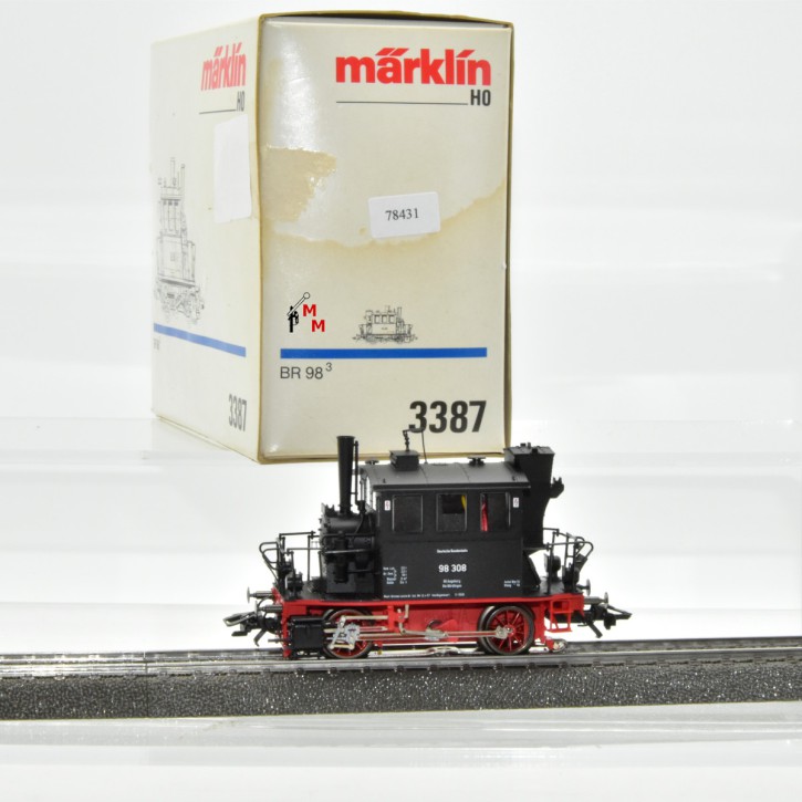 Märklin 3387 Dampflok "Glaskasten", (78431)