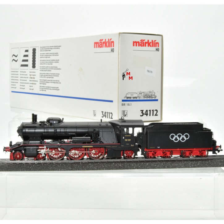 Märklin 34112 Dampflok BR 18.1, "Olympia-Lok", (78370/1)