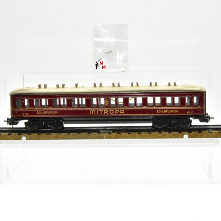 Märklin 353K.7 Mitropa Schlafwagen, beleuchtet, (25010)