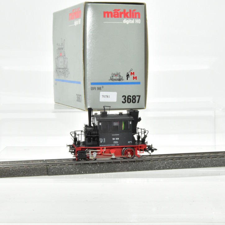 Märklin 3687 Dampflok "Glaskasten" der DB, (70781)