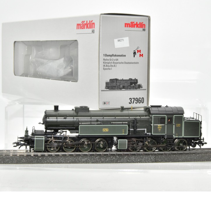 Märklin 37960 Dampflok BR Gt 2 4x4, K.Bay.Sts.B. Ep.I, (88271)