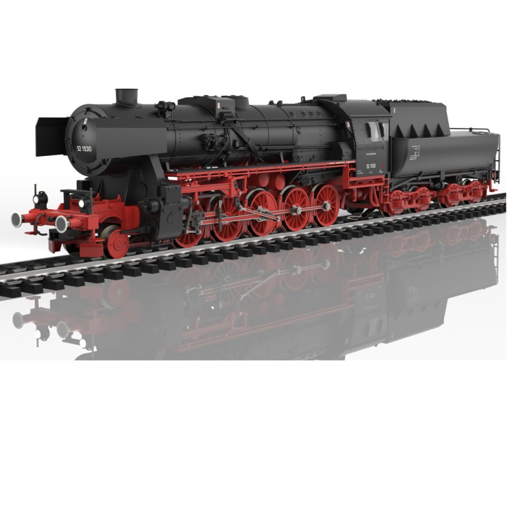 (Neu) Märklin 39530 Güterzug-Dampflokomotive BR 52 Wannentender, DB, Ep.III,