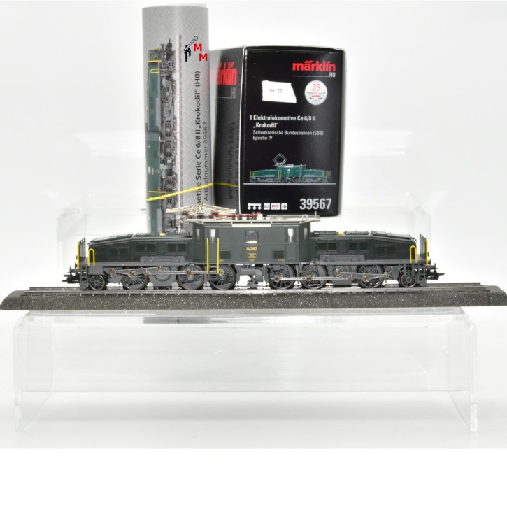 Märklin 39567 E-Lok Serie Ce 6/8 II Krokodil, SBB, Insider Modell 2018, (66122)