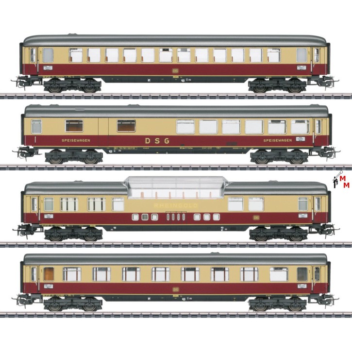 Märklin 40851 Personenwagen-Set "Rheingold", "Tin Plate", (66704)