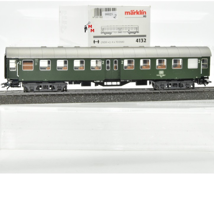 Märklin 4132.2 Umbauwagen, Mitteleinstieg, 2.Kl., DB, (99023)