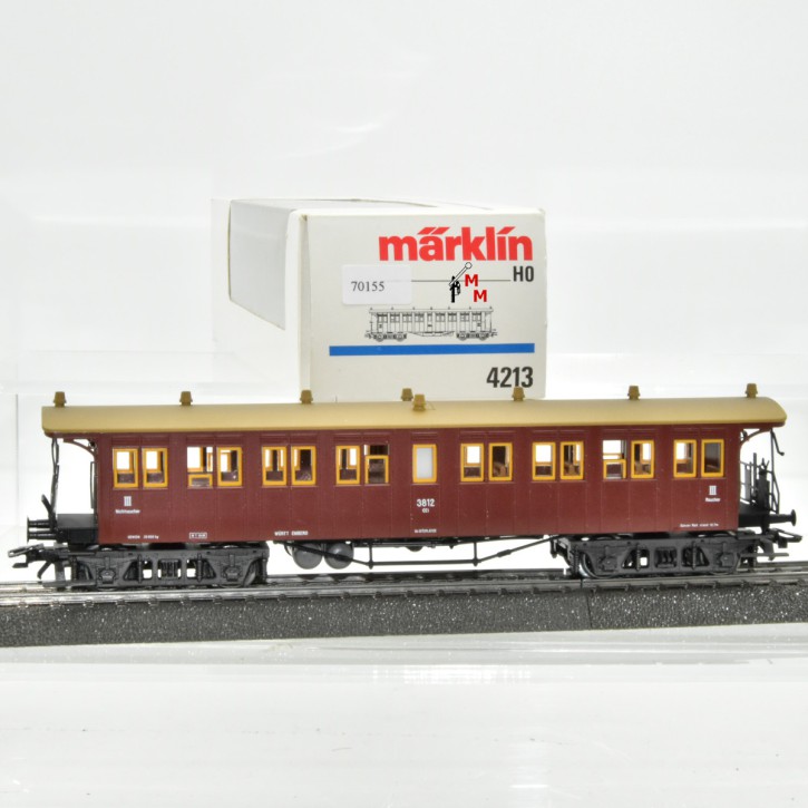 Märklin 4213 Schnellzugwagen 3.Kl. der K.W.St.E.B., (70129)