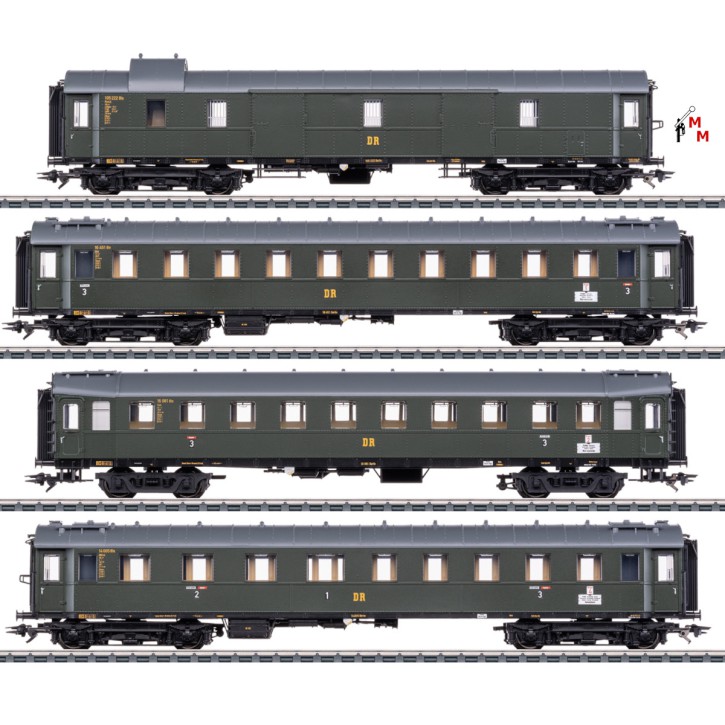 (Neu) Märklin 42514 Schnellzugwagen-Set der DR (DDR),