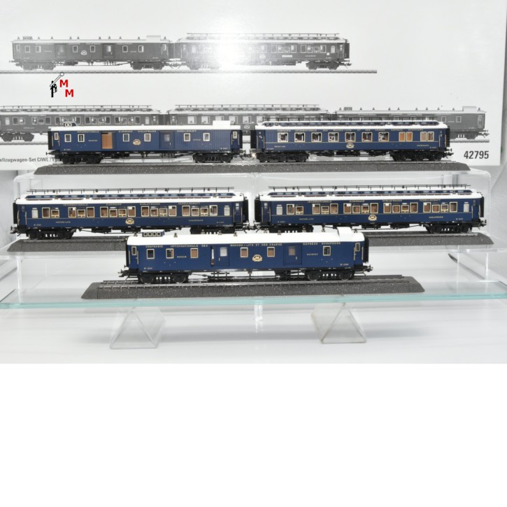 Märklin 42795 Schnellzug-Wagenset "Orient Express 1928", Ep.II, (99129)