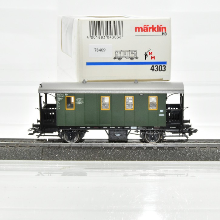 Märklin 4303 Post/Gepäckwagen, beleuchtet, (78409)