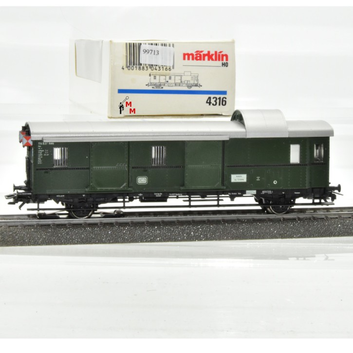 Märklin 4316 Personenzug-Gepäckwagen m. Schlusslichter, (99713)
