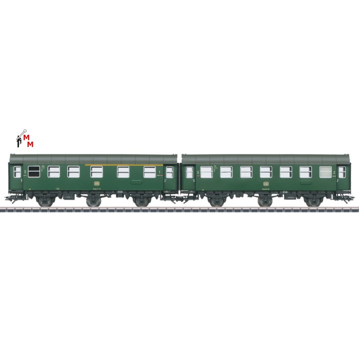 (Neu) Märklin 43175 Umbauwagen-Paar 1./21. + 2.Klasse DB, Ep.III,