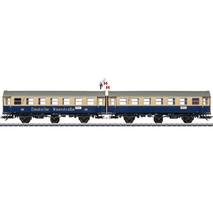 (Neu) Märklin 43187 Wagen-Set "Deutsche Weinstraße" DB, Ep.IV,