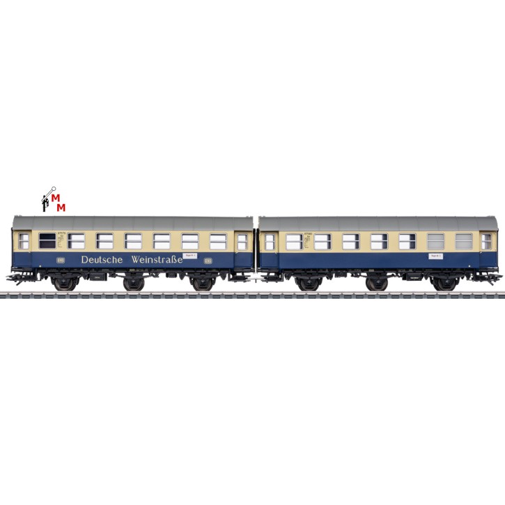 (Neu) Märklin 43188 Wagen-Set "Deutsche Weinstraße" DB, Ep.IV,