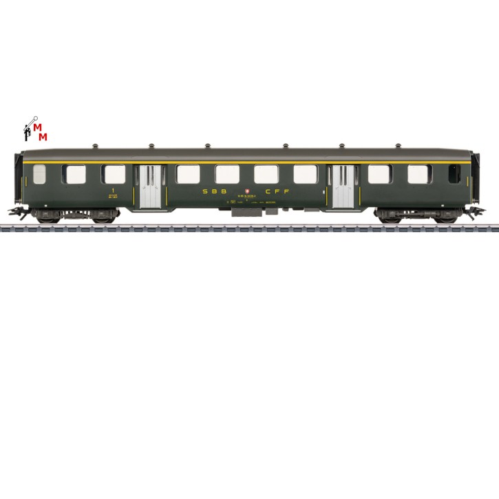 (Neu) Märklin 43363 Leichtstahlwagen 1. Kl. SBB, Ep.IV,