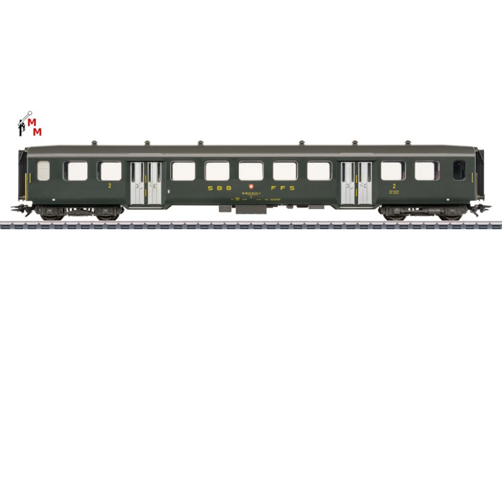 (Neu) Märklin 43373 Leichtstahlwagen 2. Kl. SBB, Ep.IV,