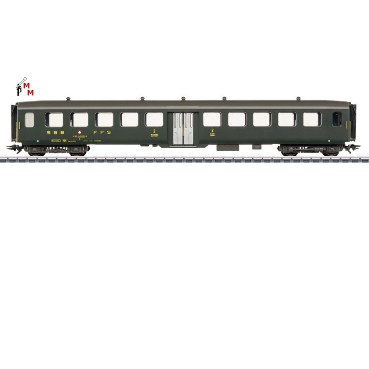 (Neu) Märklin 43383 Leichtstahlwagen 2. Kl. SBB, Ep.IV,