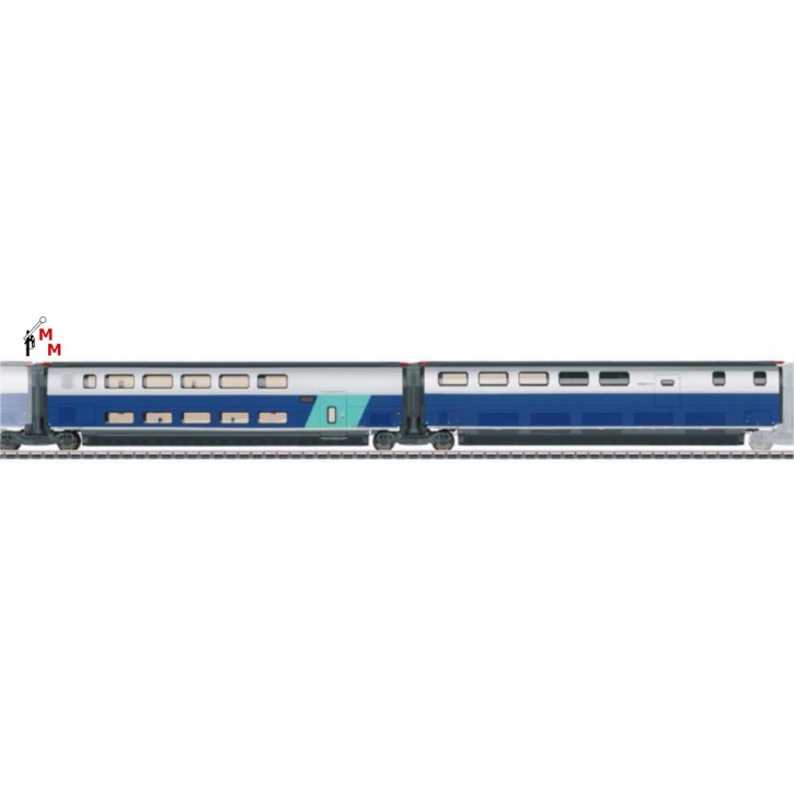 (Neu) Märklin 43443 Ergänzungswagen-Set -3- zum  TGV Duplex,