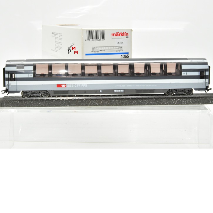 Märklin 4365.1 EuroCity- Panoramawagen SBB, (78364)