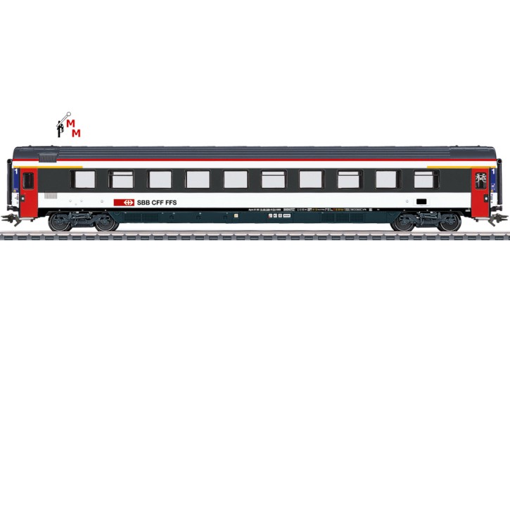 (Neu) Märklin 43673 EuroCity Schnellzugwagen 1. Kl. SBB, Ep.VI,