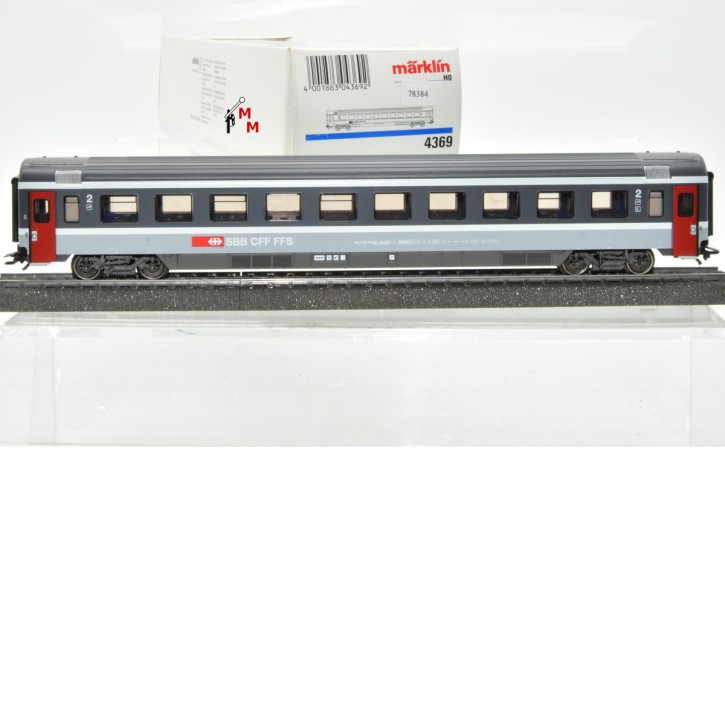 Märklin 4369.1 EuroCity-Wagen 2.Kl., SBB, (78384)