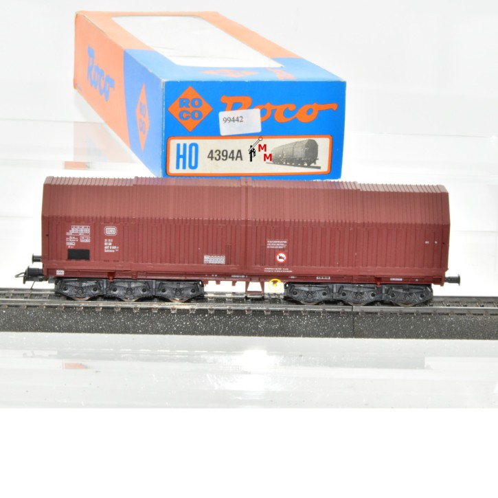 Roco 4394A Teleskophaubenwagen der DB, (99442)