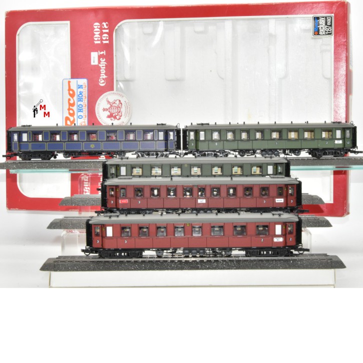 Roco 44006 Württembergische Personenwagen Ep.I, (88112)