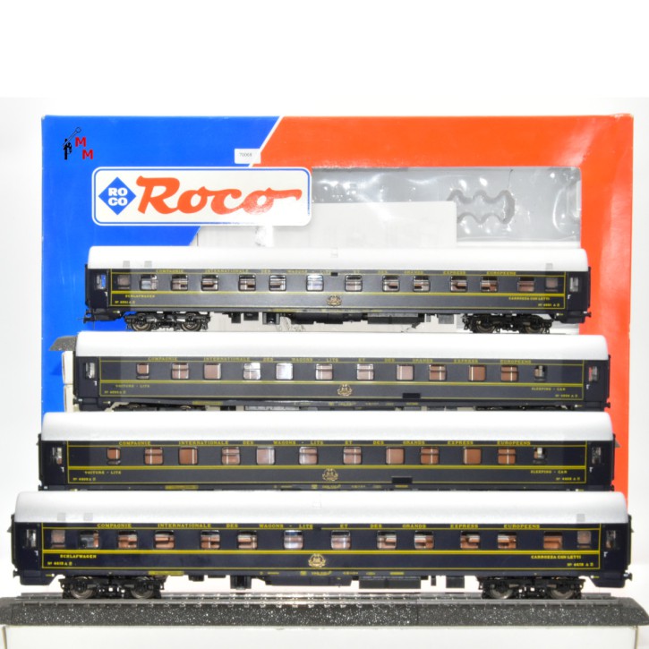 Roco 44050 Schlafwagen-Set der CIWL, Gleichstrom, (70068)