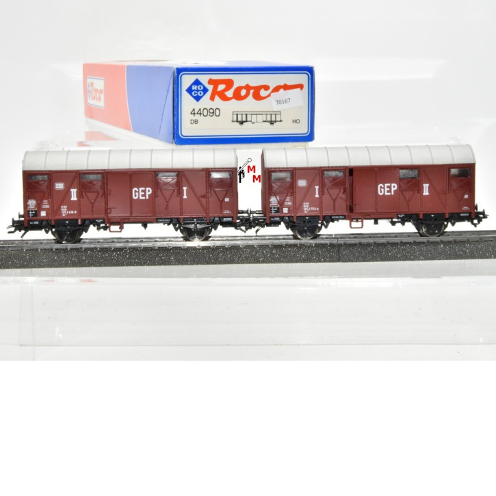Roco 44090 Güterwagen-Set "Ged. Güterwagen" der DB, Wechselstrom, (70167)