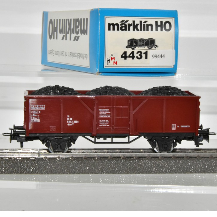 Märklin 4431.3 Offener Güterwagen Mit Kohleeinsatz, DB, (99444)