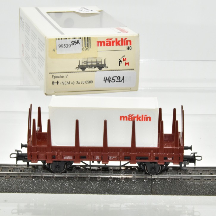 Märklin 44591 Rungenwagen beladen, (99539)