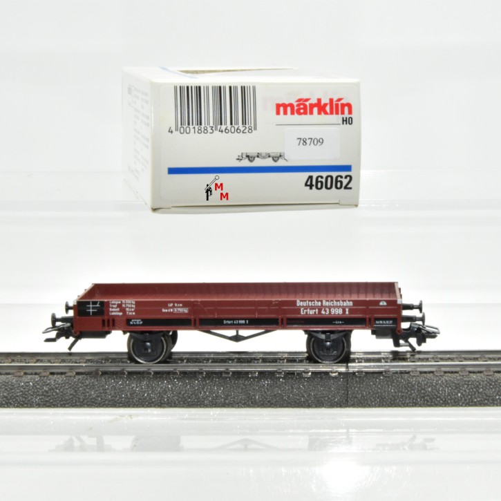 Märklin 46062 Niederbordwagen DRG, (78709)