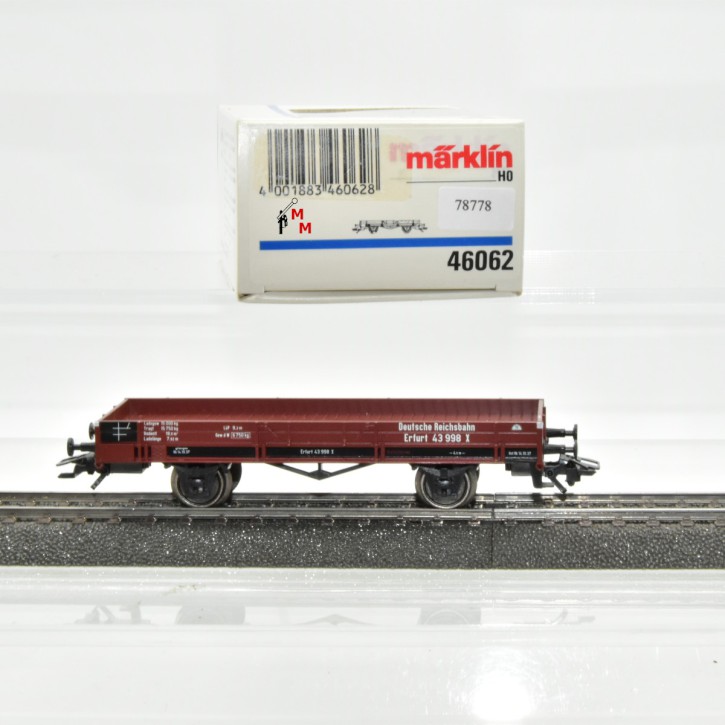 Märklin 46062 Niederbordwagen DRG, (78778.1)