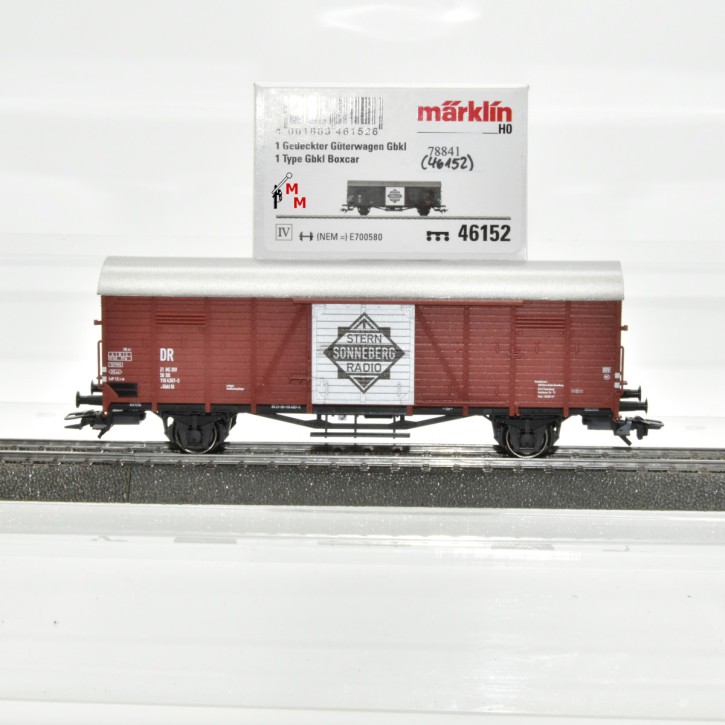 Märklin 46152 Gedeckter Güterwagen "Stern Sonneberg Radio", (78841)