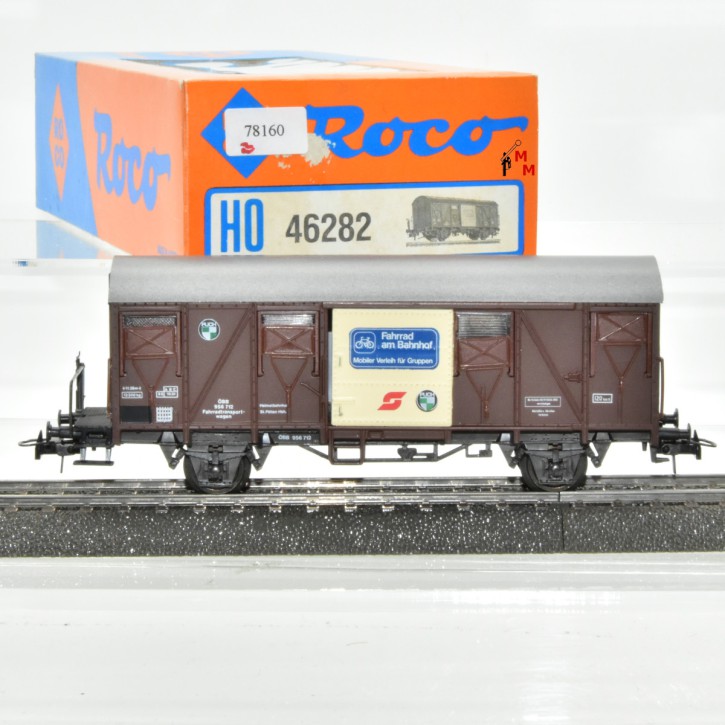 Roco 46282 Ged. Güterwagen "Fahrrad am Bahnhof", Wechselstrom(78160)