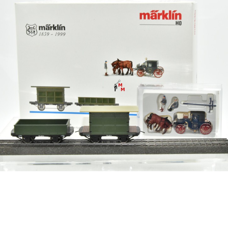 Märklin 46573 Ergänzungswagen-Set "Württemberg Zug" um 1859, (99994)