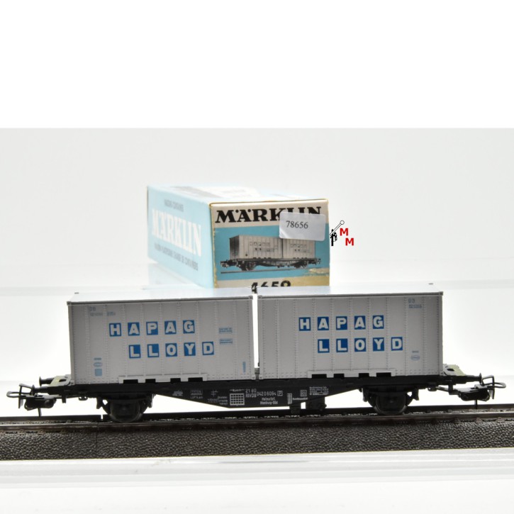 Märklin 4659.1 Containerwagen "Hapag Lloyd", (78656)