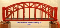 Märklin 467.2 Bogenbrücke, rot, 18 cm, (16569)