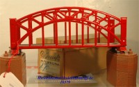 Märklin 467.2 Bogenbrücke, rot, 18 cm, (16579)