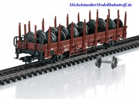 (Neu) Märklin 46938 Rungenwagen mit Beladung, DB, Ep.IV,