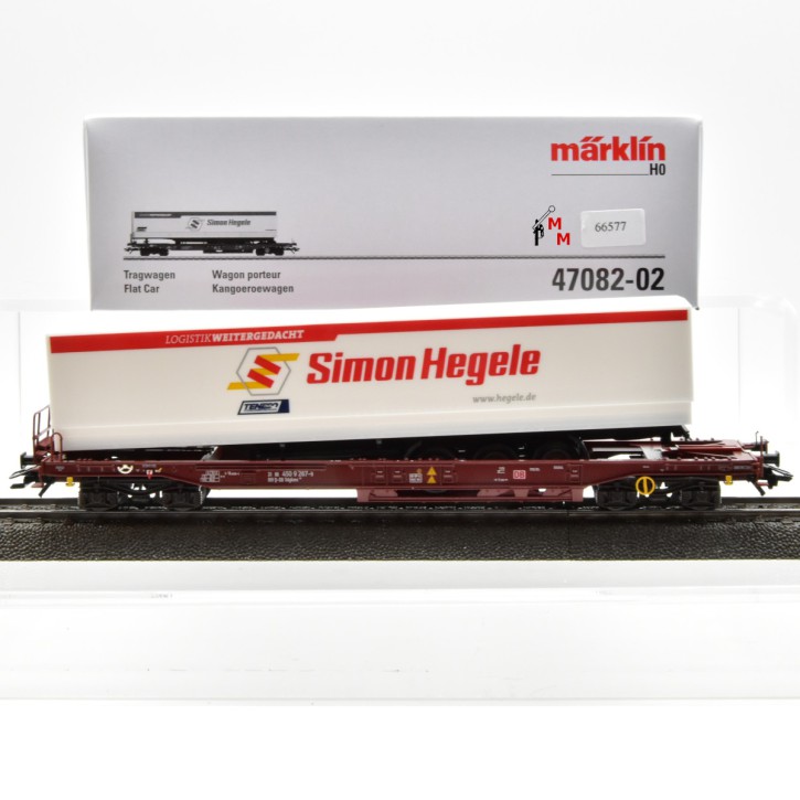 Märklin 47082-02  Tragwagen, DB AG, Ep.VI, aus Set 47082, (66577)