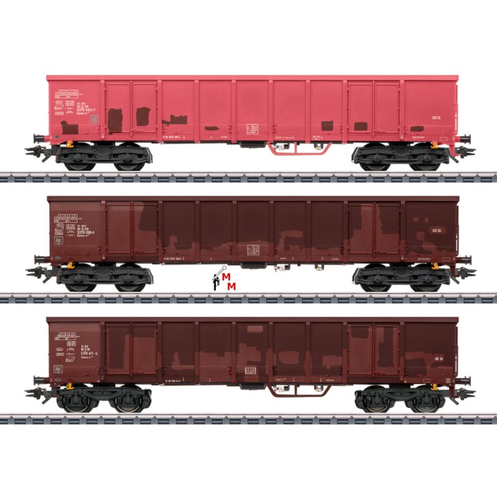 (Neu) Märklin 47188 Hochbordwagen-Set  der DB AG, Ep.VI,