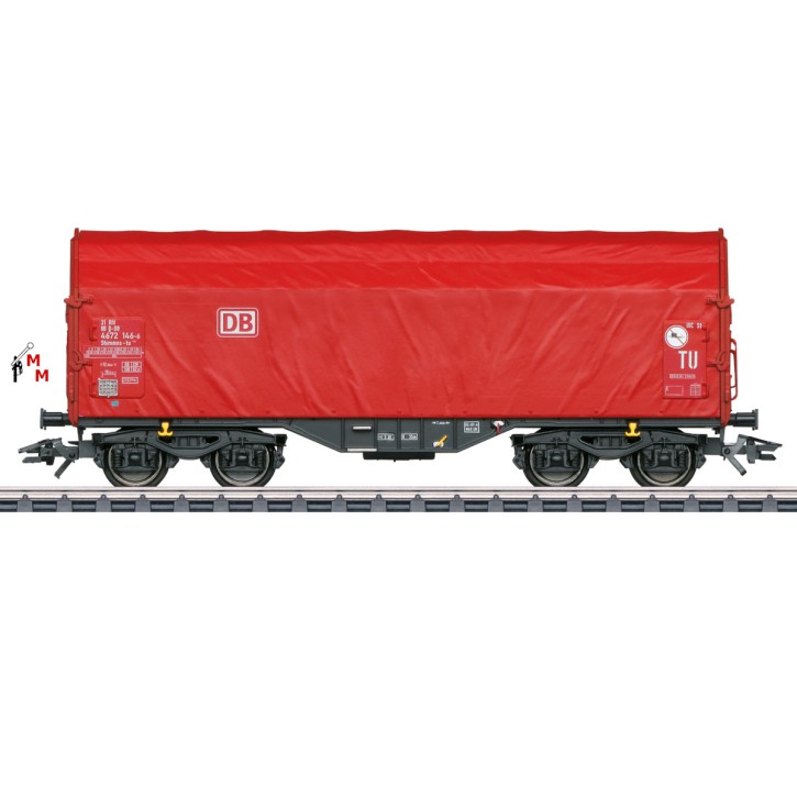 (Neu) Märklin 47226 Schiebeplanenwagen Shimmns, DB, Ep.VI,