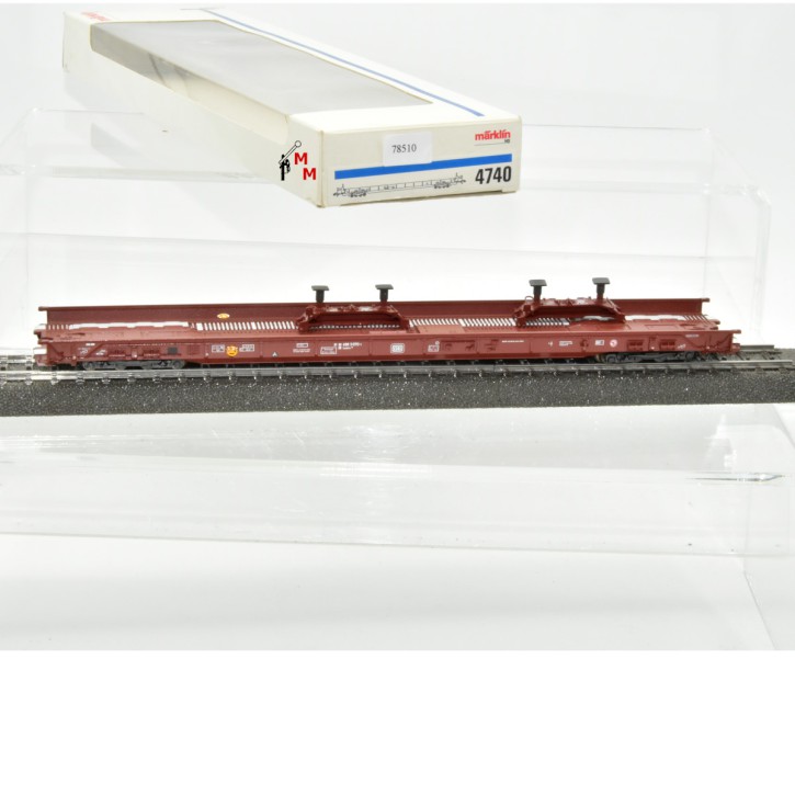 Märklin 4740 Niederflurwagen (Endwagen) für LKW-Transport, (78510)