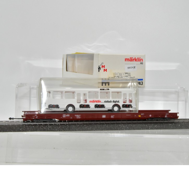 Märklin 4743.1 Rollende Landstraße mit "Märklin Bus", (88024)