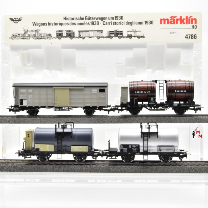 Märklin 4786 Historische Güterwagen um 1930, SBB, (78996)