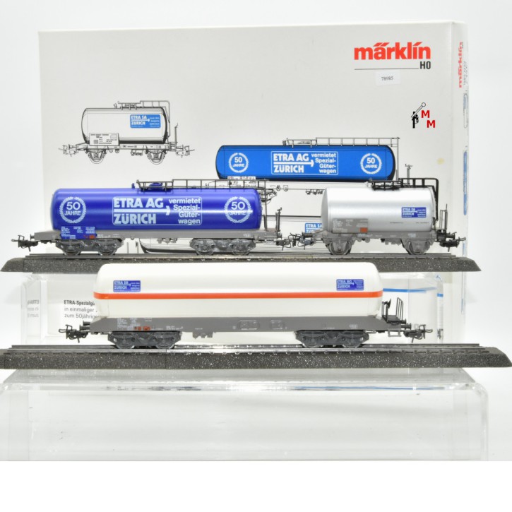 Märklin 4787.2 Kesselwagenset "50 Jahre ETRA", (78985)